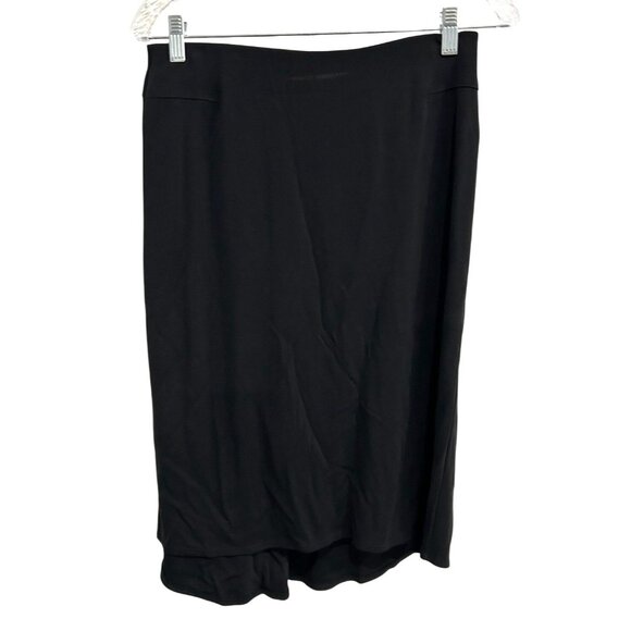 Max Studio Black High-Low Hem Skirt Sz Small - Picture 1 of 9